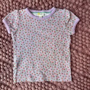 Mini Boden Pointelle T-shirt Size 3-4